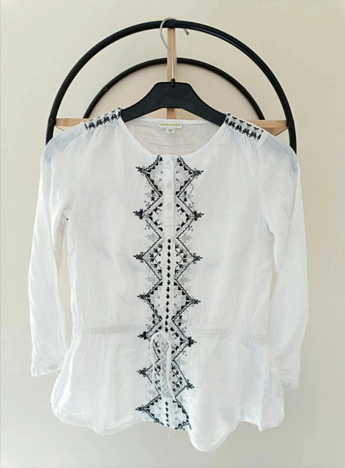 8 ans blouse tunique Vertbaudet